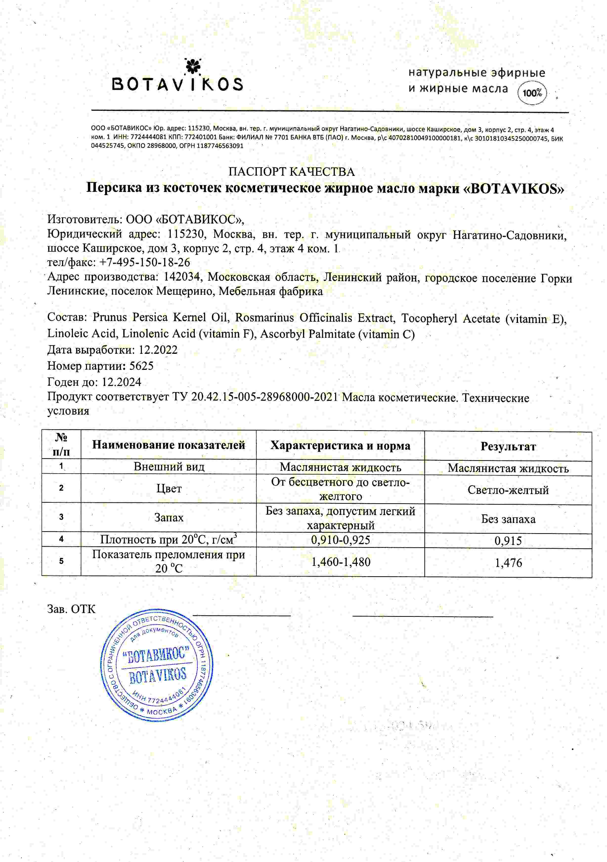 Паспорт №122022